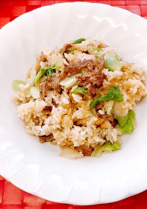 牛肉レタスチャーハン-レシピのメイン写真
