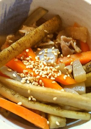 ゴリゴリ食べる☆きんぴらごぼう-レシピのメイン写真