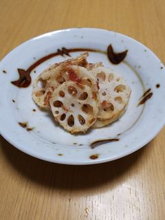 レンジで簡単♪れんこんのおかか和え-レシピのメイン写真
