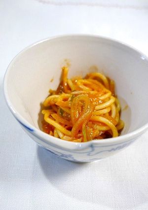 レンジで簡単！ケチャップパスタ-レシピのメイン写真