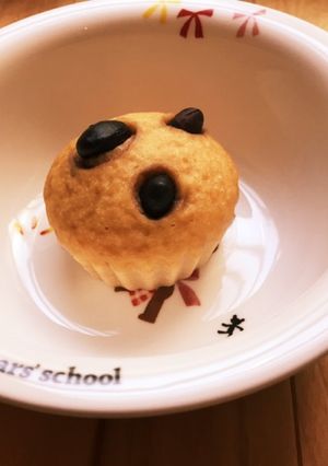 離乳食後期☆黒豆ときなこの蒸しパン☆-レシピのメイン写真