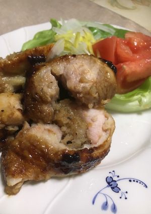 お手軽ロールチキン-レシピのメイン写真