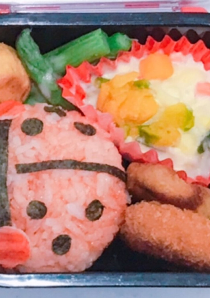 てんとう虫弁当 キャラ弁 幼稚園 お弁当-レシピのメイン写真
