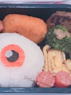 目玉おやじ キャラ弁 幼稚園 お弁当-レシピのメイン写真