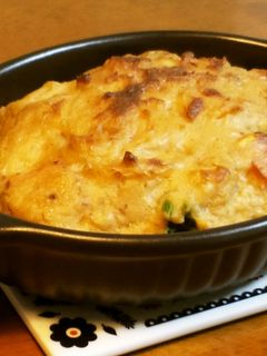 ベーコンとほうれん草の豆腐グラタン-レシピのメイン写真