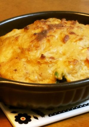 ベーコンとほうれん草の豆腐グラタン-レシピのメイン写真