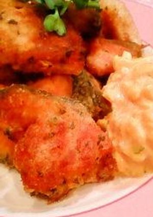 鮭のムニエルバジル風味☆ケチャップソース-レシピのメイン写真