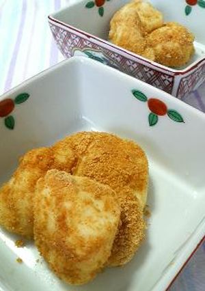ぷわぷわきな粉味ミルクもち♪-レシピのメイン写真