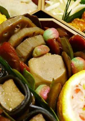 手鞠麩入りお煮しめ【2012年のおせち】-レシピのメイン写真