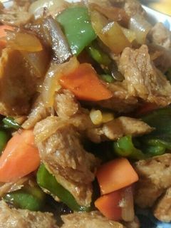 大豆のお肉で野菜炒め-レシピのメイン写真