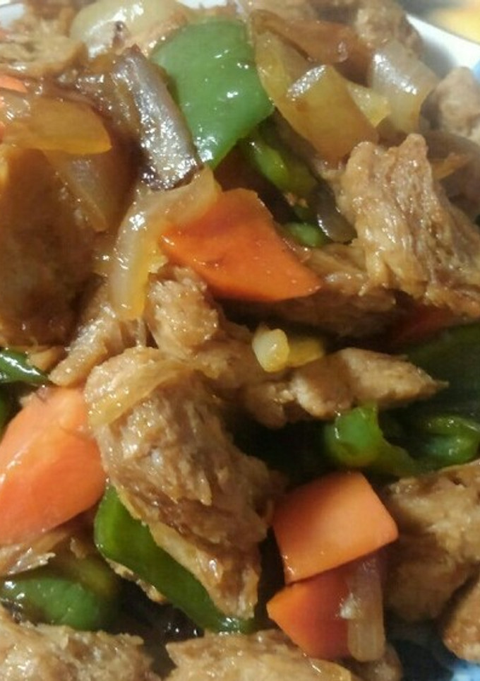 大豆のお肉で野菜炒め-レシピのメイン写真