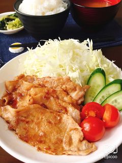 冷めても柔らか!漬込み不要!豚の生姜焼き-レシピのメイン写真