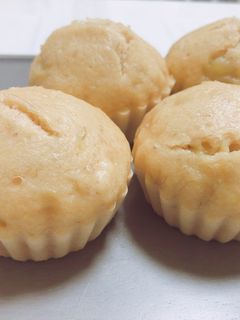【離乳食 手づかみ】きな粉バナナ蒸しパン-レシピのメイン写真