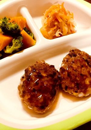 ☆我が家の幼児食☆和風ソースの鰯バーグ-レシピのメイン写真
