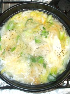 鶏白菜スープ♪簡単卵スープ-レシピのメイン写真