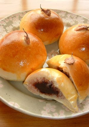 まるごと桜餅パン-レシピのメイン写真