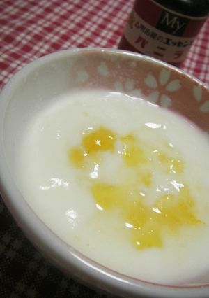 ★☆バニラ風味☆★　ヨーグルト-レシピのメイン写真