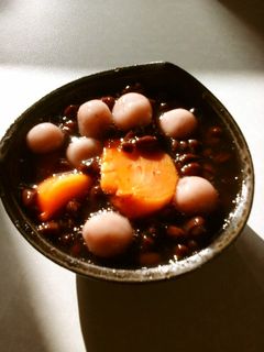 いちご大福風の白玉ぜんざい-レシピのメイン写真