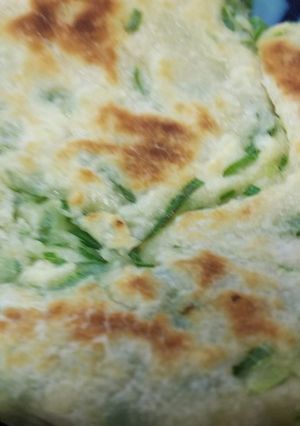 簡単中華・パパッと作る青葱焼きパン-レシピのメイン写真