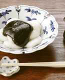 白玉団子の日本山人参粉末あんかけ