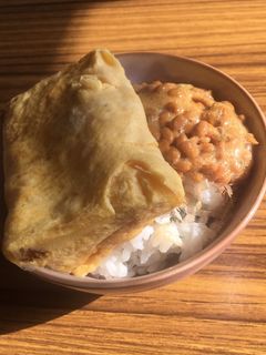 厚焼き玉子と納豆丼-レシピのメイン写真