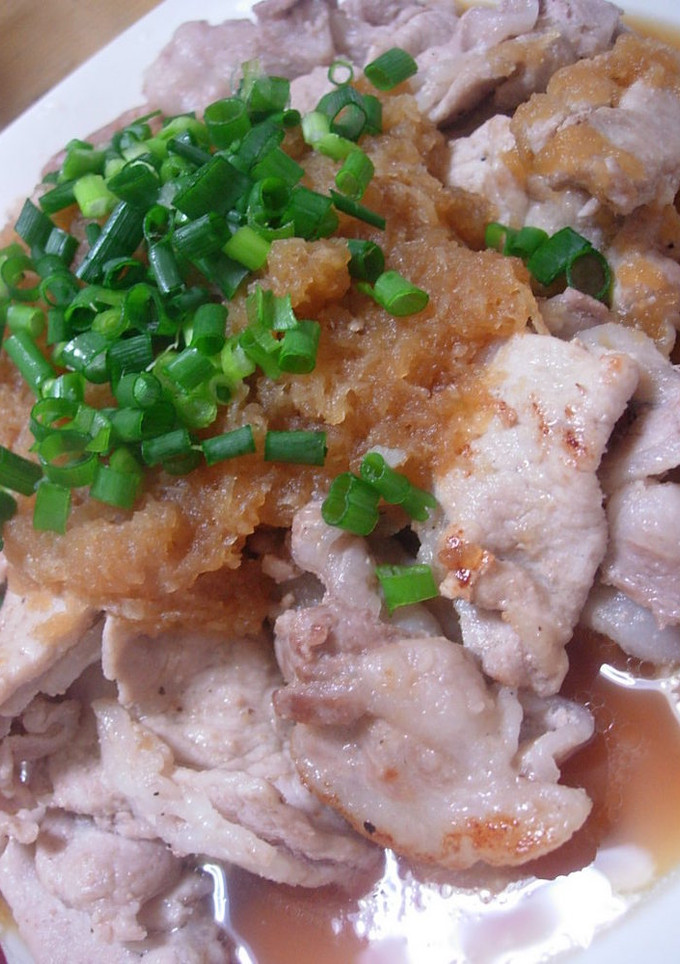 さっぱり。豚肉のおろしソース-レシピのメイン写真