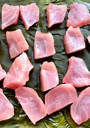 さす(ビンチョウマグロ)の昆布〆-レシピのメイン写真