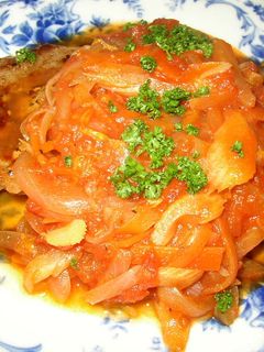 ポークソテー★簡単トマトソース-レシピのメイン写真