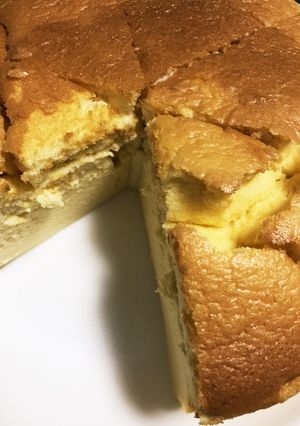 自分用スフレチーズケーキ-レシピのメイン写真
