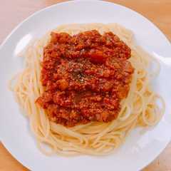 รูปของ 我が家のミートソース♩