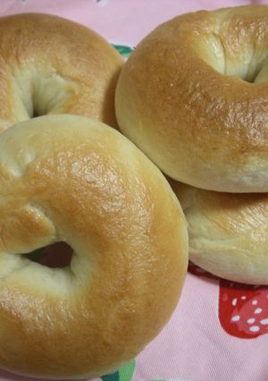 ☆１時間でもちもち焼きたてベーグル☆-レシピのメイン写真