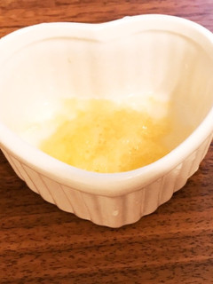 離乳食 りんごのすりおろし-レシピのメイン写真