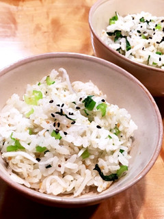 じゃことごまと小松菜の混ぜご飯-レシピのメイン写真