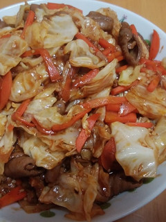 味付けホルモンのキャベツ炒め-レシピのメイン写真