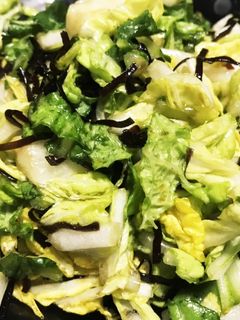 簡単!白菜と塩昆布和え-レシピのメイン写真