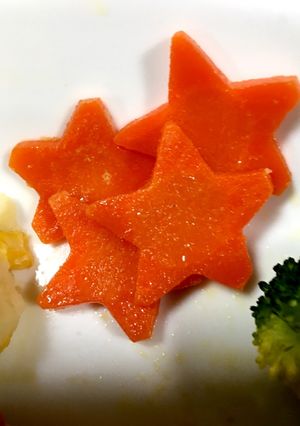 星形にんじんのグラッセ-レシピのメイン写真