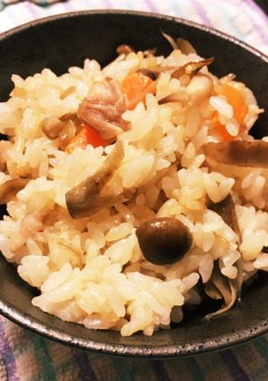 炊くだけ炊き込みご飯-レシピのメイン写真