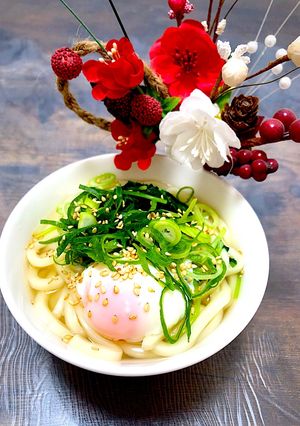 たまごと三つ葉のおうどん♡-レシピのメイン写真