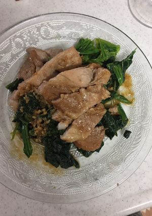 豚肉とほうれん草の生姜ソテー-レシピのメイン写真
