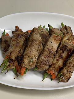 いんげんと人参の豚肉巻き-レシピのメイン写真