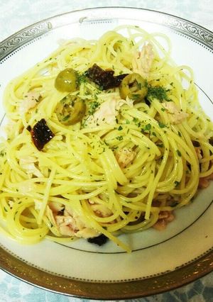 簡単あえるだけドライトマトとツナのパスタ-レシピのメイン写真