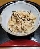 ふじっ子塩昆布を使った簡単炊き込み御飯