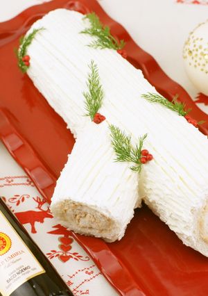 塩味クリスマスケーキ⁉️ブッシュドノエル-レシピのメイン写真