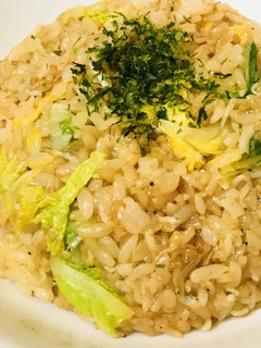 白菜&しらすのキムチ風味チャーハン-レシピのメイン写真
