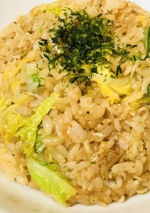 白菜＆しらすのキムチ風味チャーハン-レシピのメイン写真