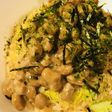 納豆のせ白菜しらすのキムチ風味チャーハン