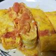 簡単・トマトとチーズのオムレツ風卵焼き