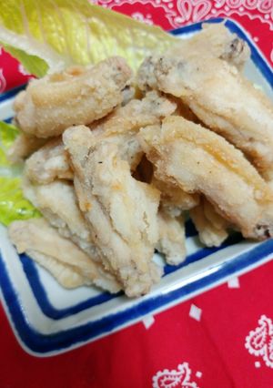 こりゃ旨い❗手羽中の旨塩唐揚げ☆-レシピのメイン写真