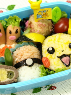 ピカチュウのおにぎり弁当(キャラ弁)-レシピのメイン写真