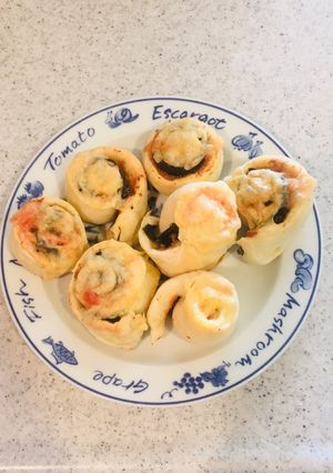 明太子チーズ海苔パン-レシピのメイン写真